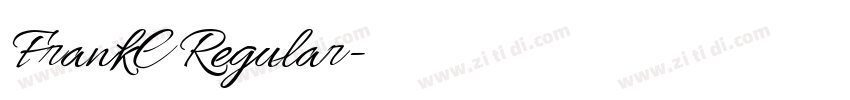 FrankC Regular字体转换 FrankC Regular字体转换